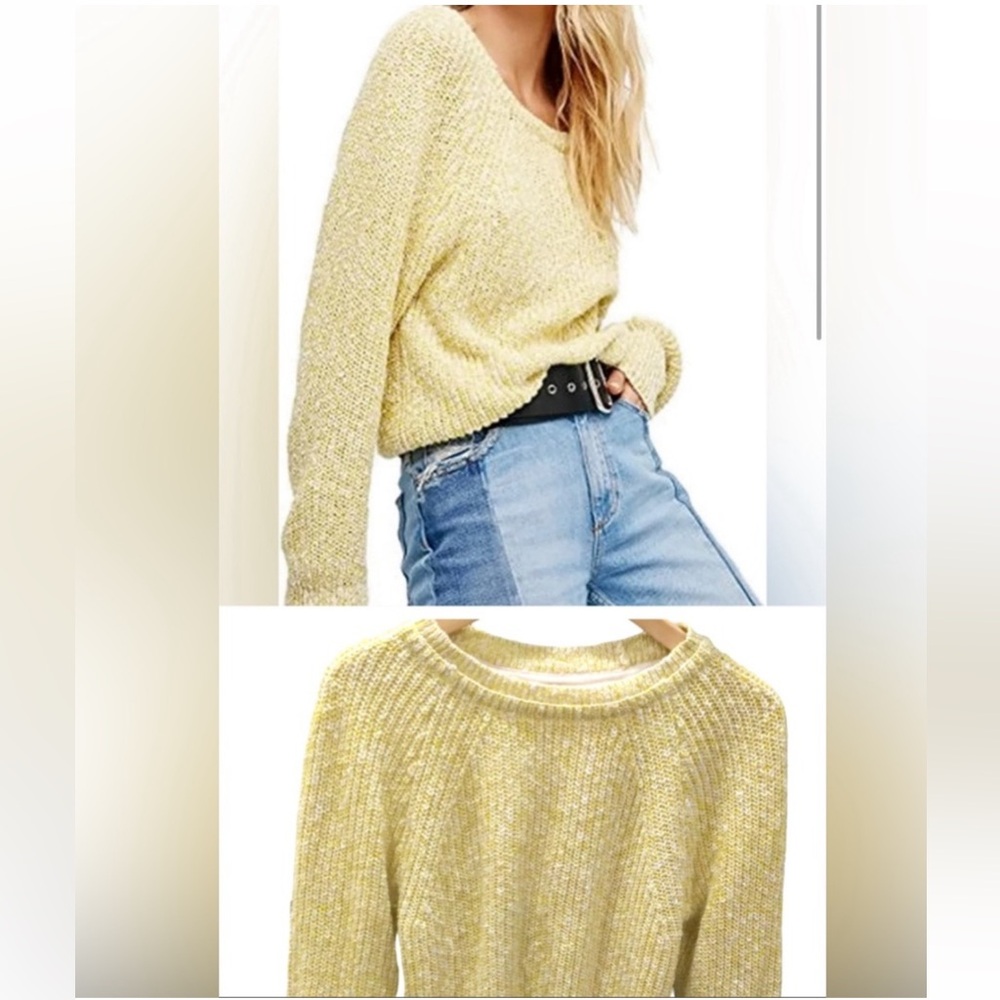 Free People knit sweater